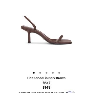 RAYE Dark Brown Linz Sandal